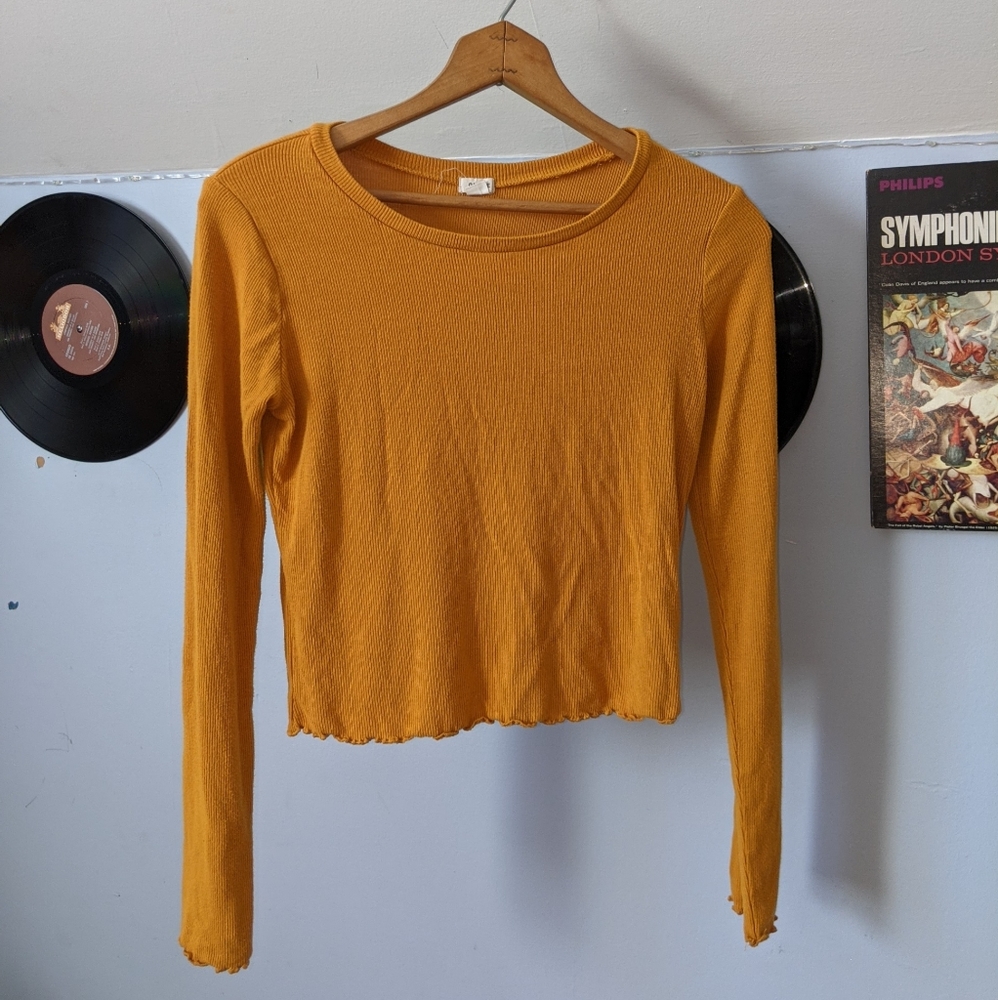 ✨ garage ribbed long sleeve shirt ✨